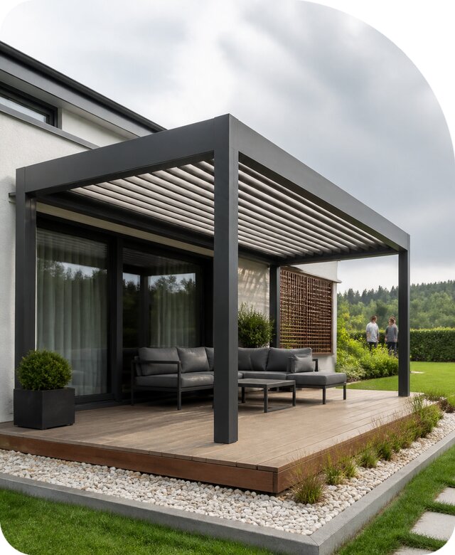 Биоклиматическая пергола в Первоуральске от 77198 р. | РадиДОМА-Прв